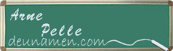 Arne Pelle Visitenkarte